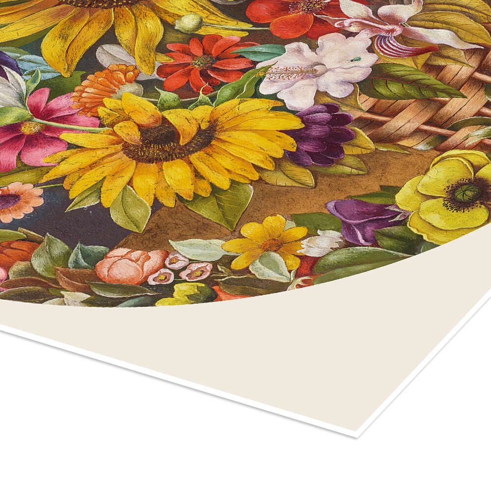 Posterlounge Wandbild Der Blumenkorb, 1941, Frida Kahlo, erhältlich als Poster, Leinwandbild, Wandsticker oder Acrylglasbild