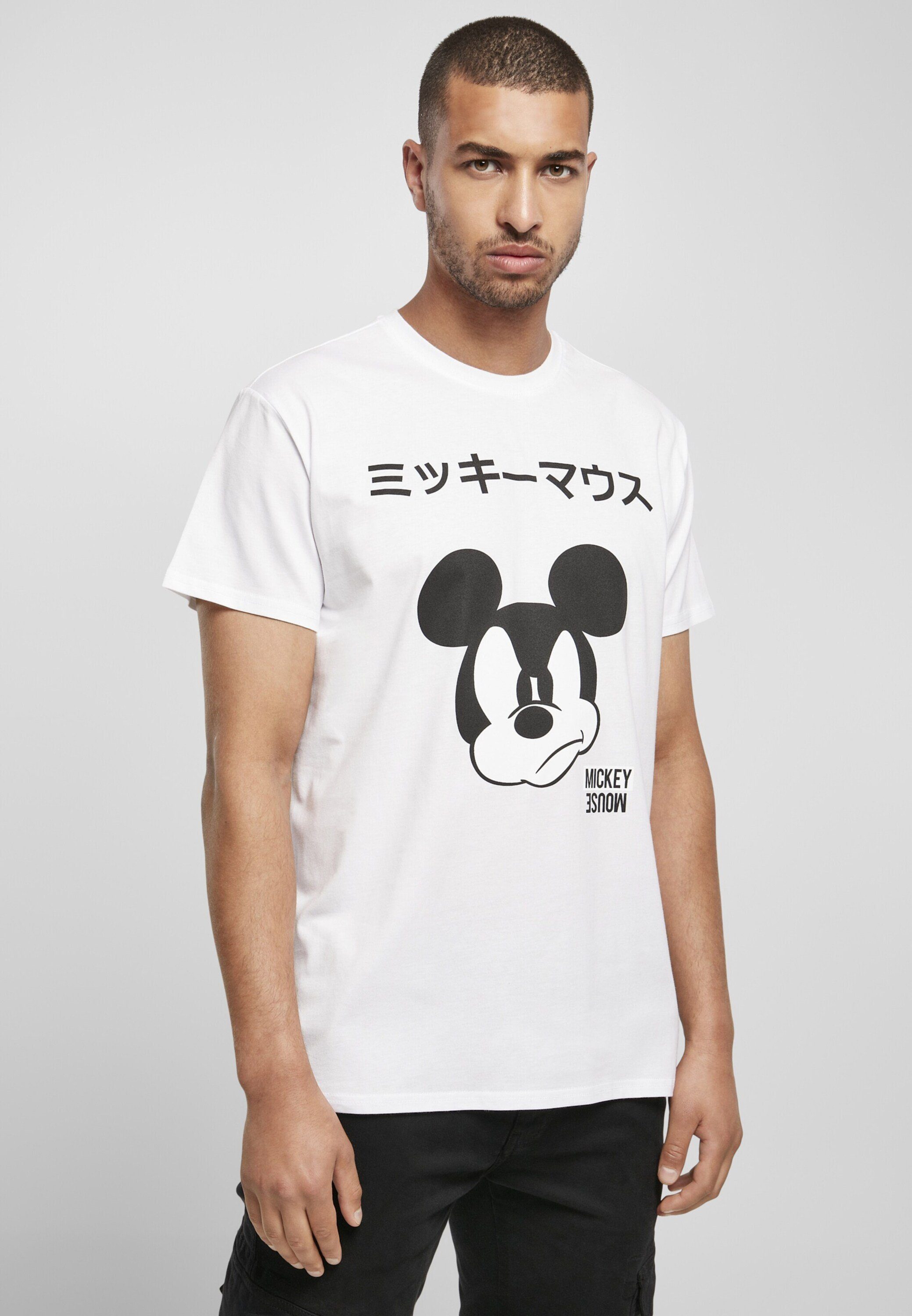 Merchcode Mister Tee T-Shirt Mickey Japanese (1-tlg) white