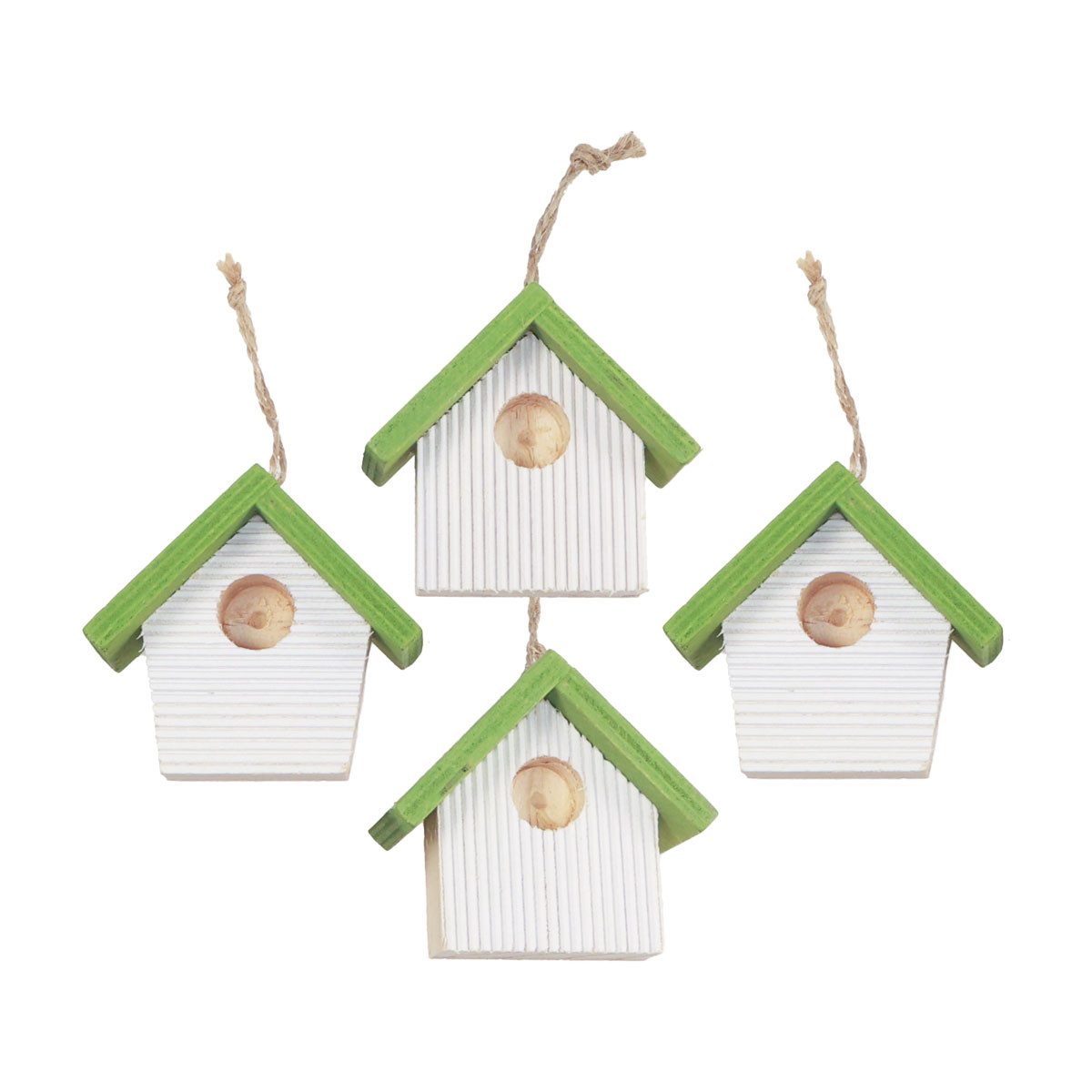 Nistkasten Hängedeko Frühling: Mini Vogelhaus Deko Nistkasten, 6,5cm, 8er Set