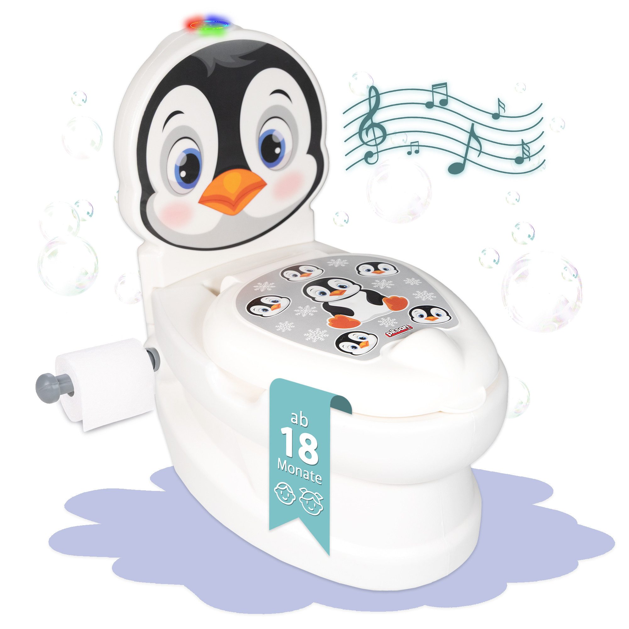 Lemodo Горшки Горшки mit Spülgeräusch und verschiedenen Tiermotiven