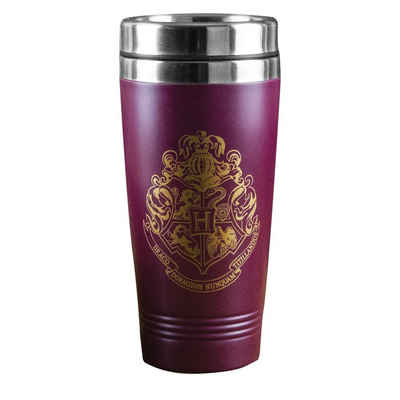 Harry Potter Tasse »Harry Potter Thermobecher Hogwarts Wappen«, Metall