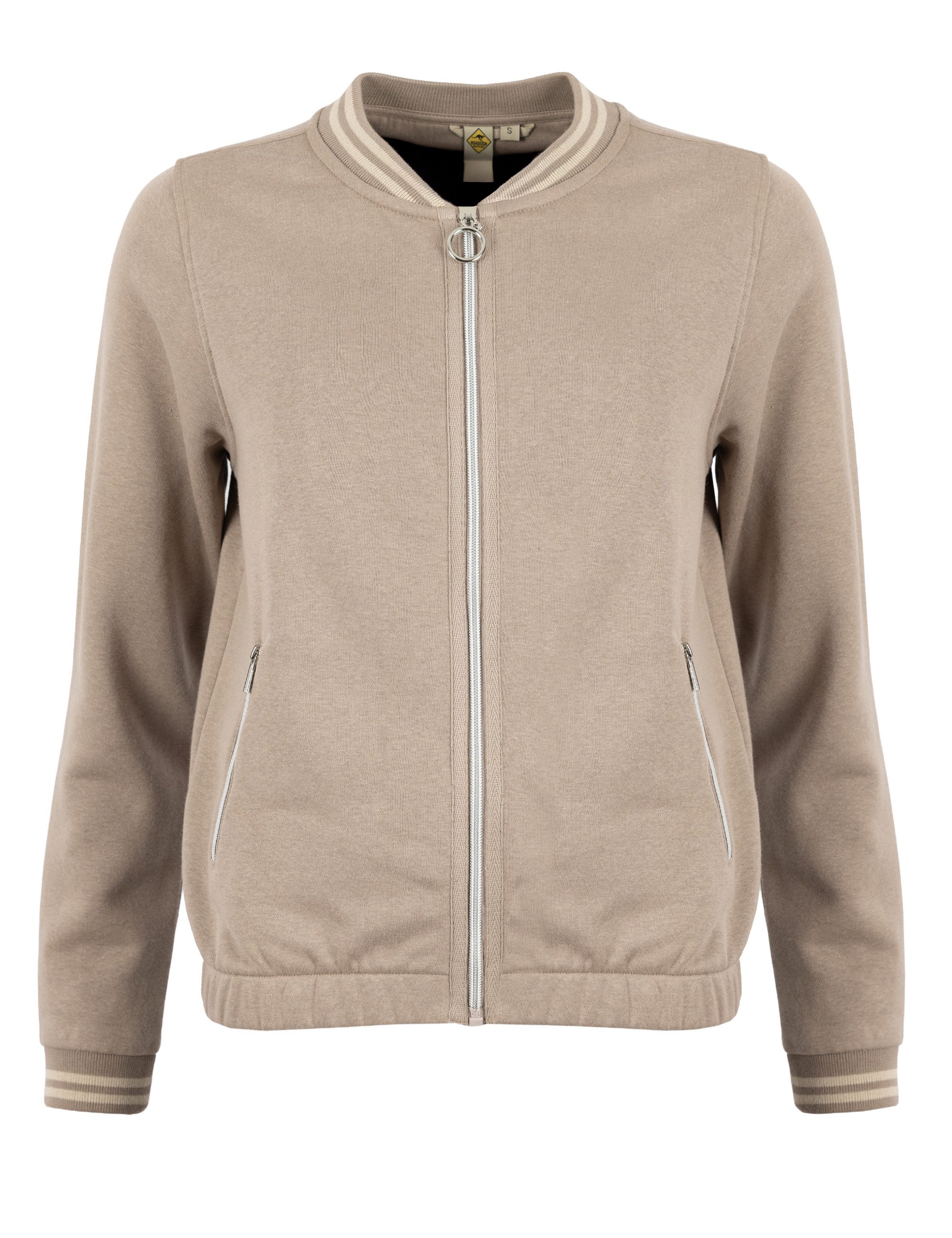 ROADSIGN australia Sweatjacke Birds Eye (1, 1-tlg., 1) mit leichtem Stehkragen & Reißverschlusstaschen