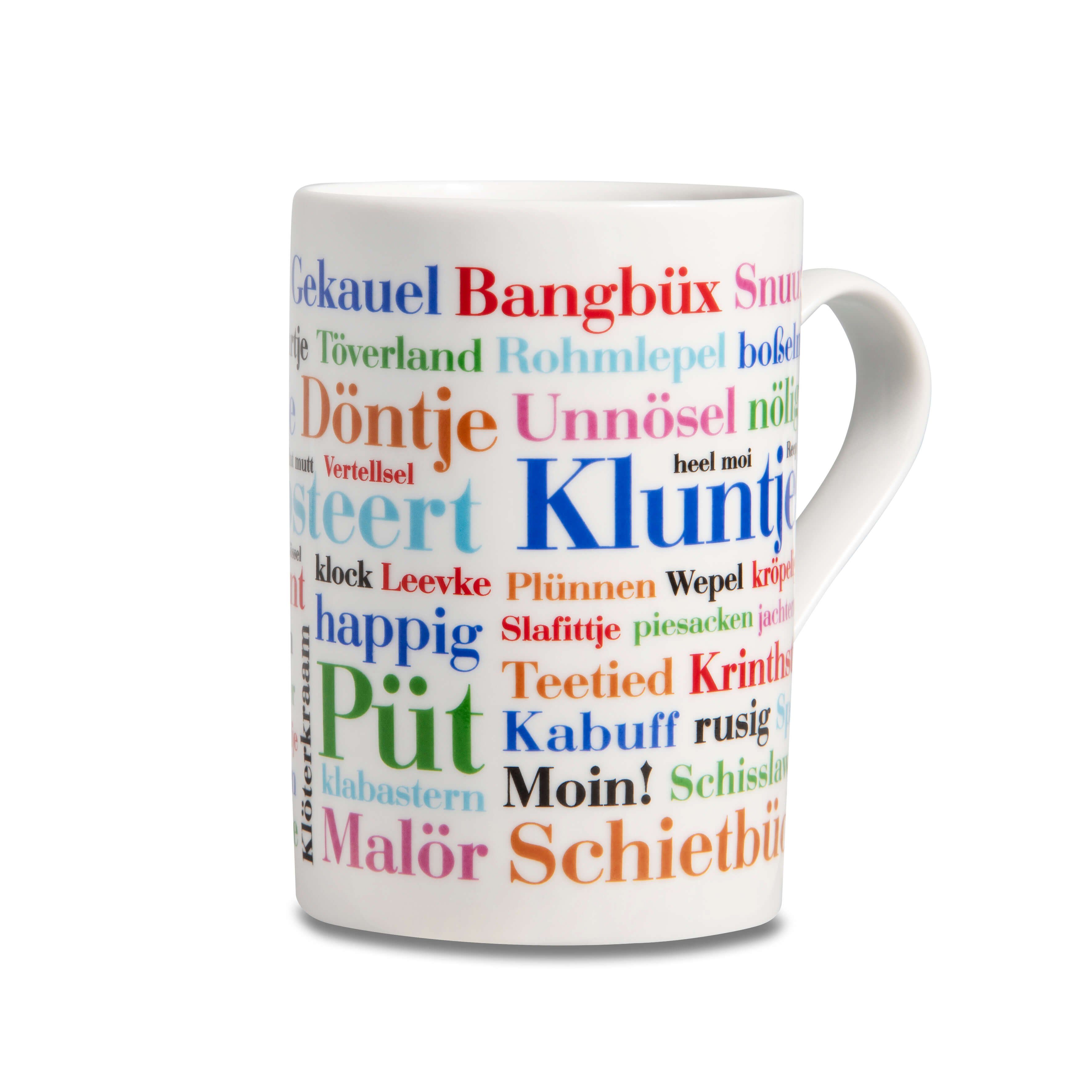 Deine Wörter Tasse Kaffeebecher Ostfriesische Wörter, Porzellan