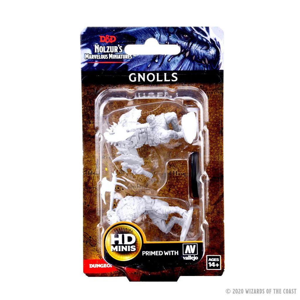Spielfigur D&D Nolzur's Marvelous Unpainted Miniatures - Gnolls