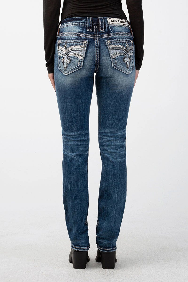 Rock Revival Straight-Jeans