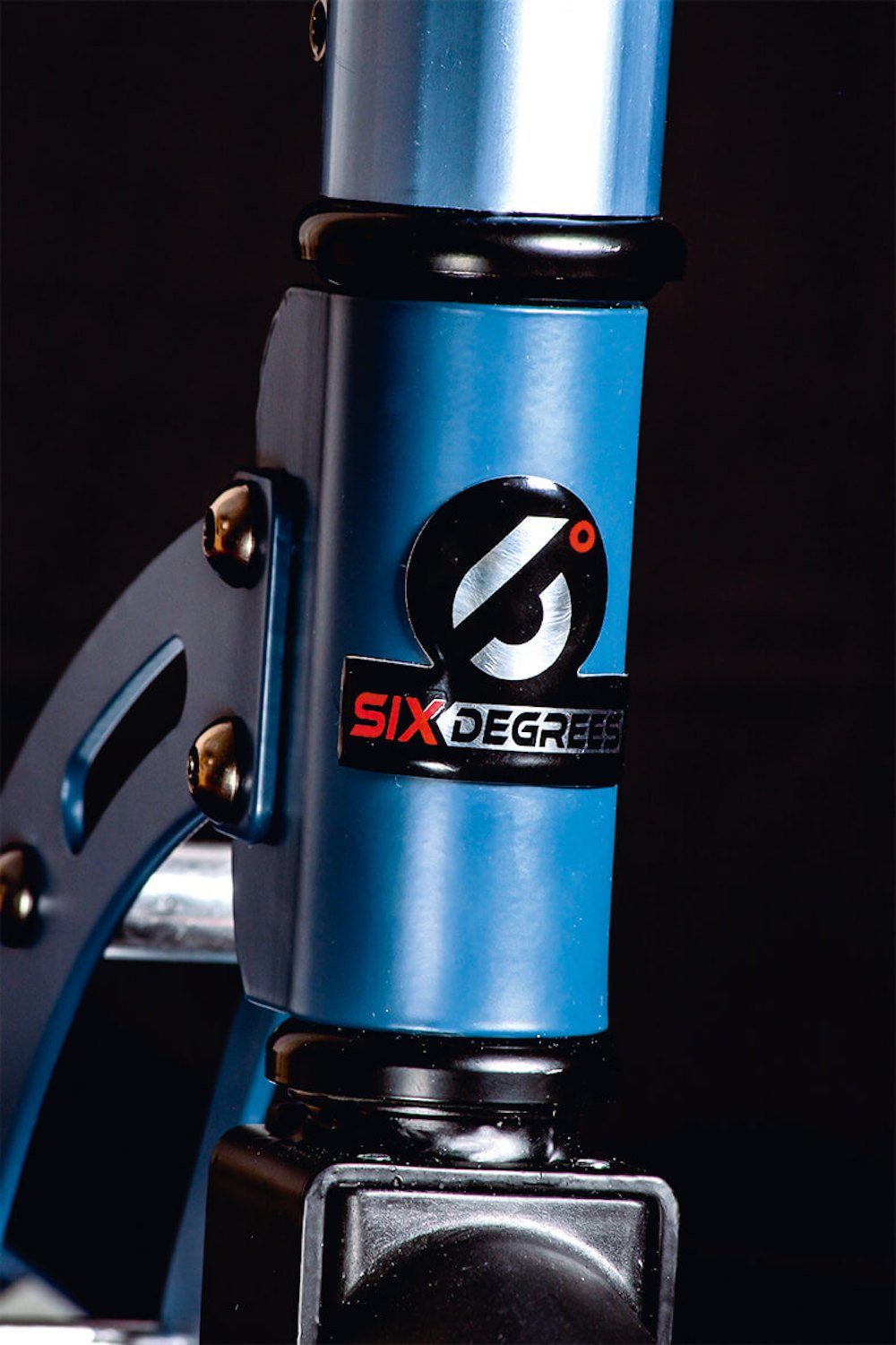 authentic & Laufrad, 205mm sports Aluminium toys Scooter Blau Six-Degrees