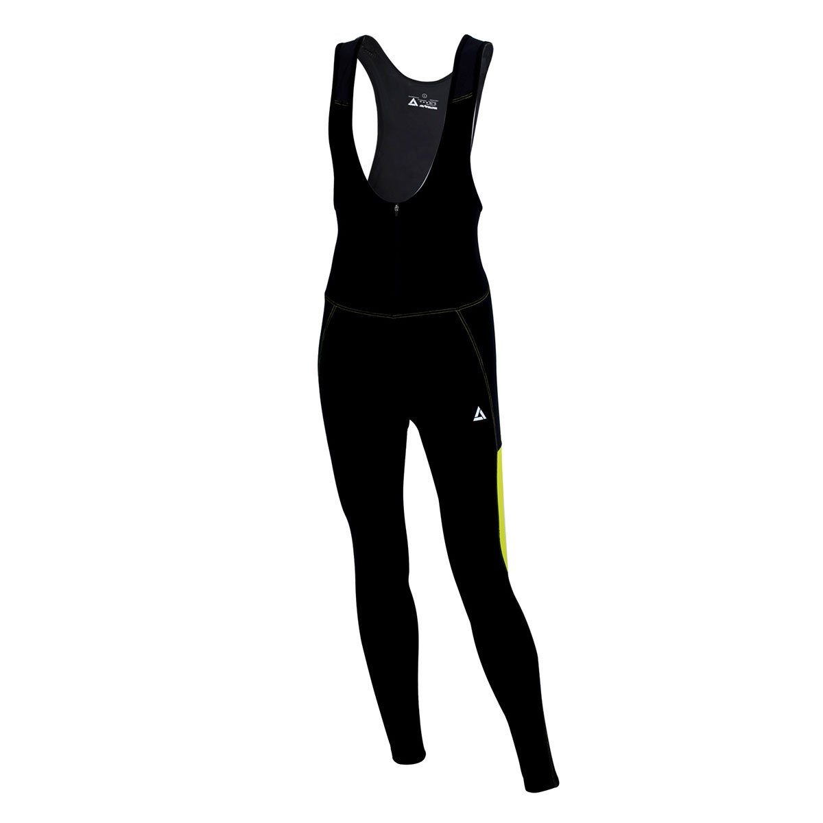 Airtracks Fahrradhose Herren Thermo Fahrradhose mit Träger Lang Pro Line warme Radhose für Herbst - Winter mit 3D Polster » S M L XL XXl XXXl «