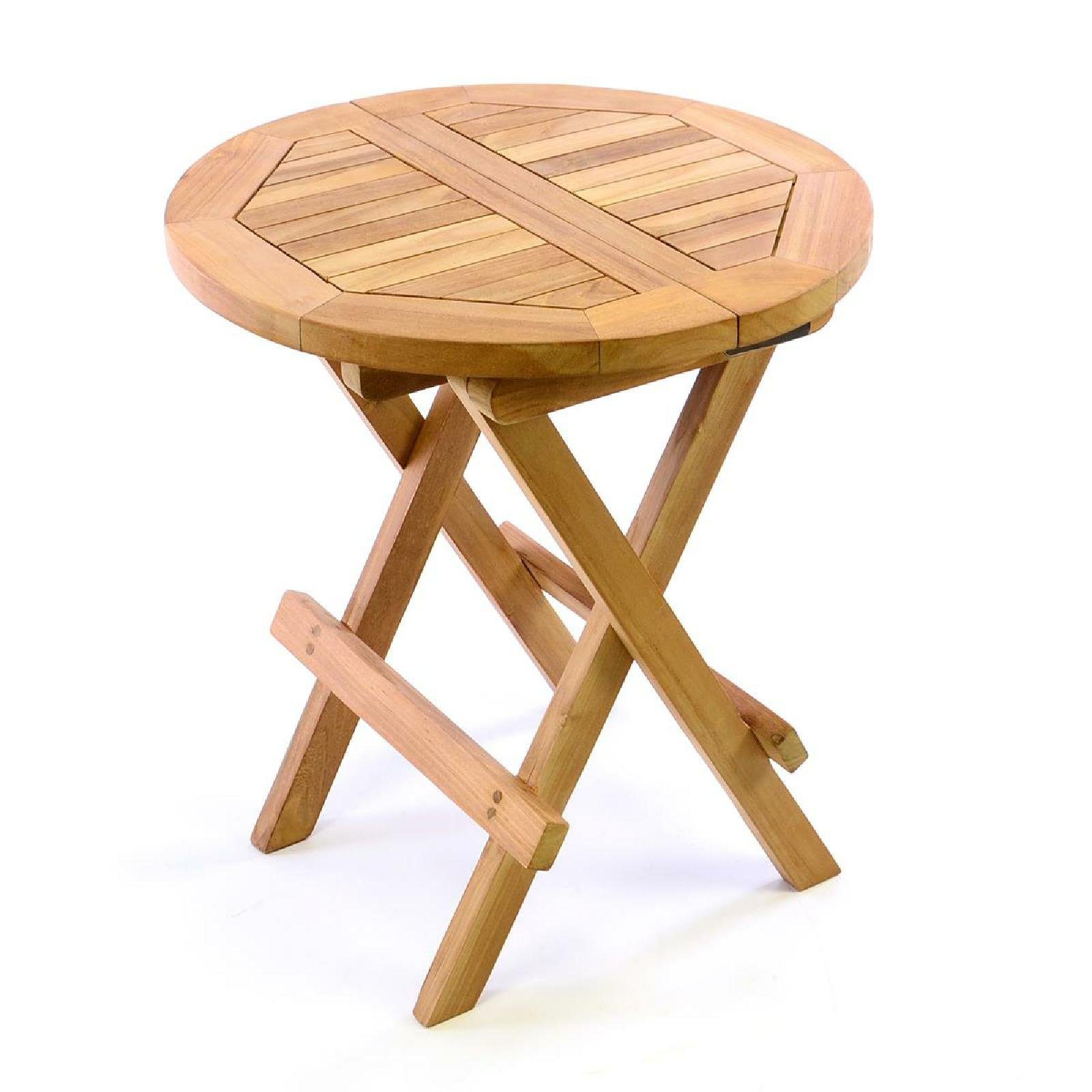 Gartentisch Beistelltisch Blumen Hocker Tisch klappbar Teak