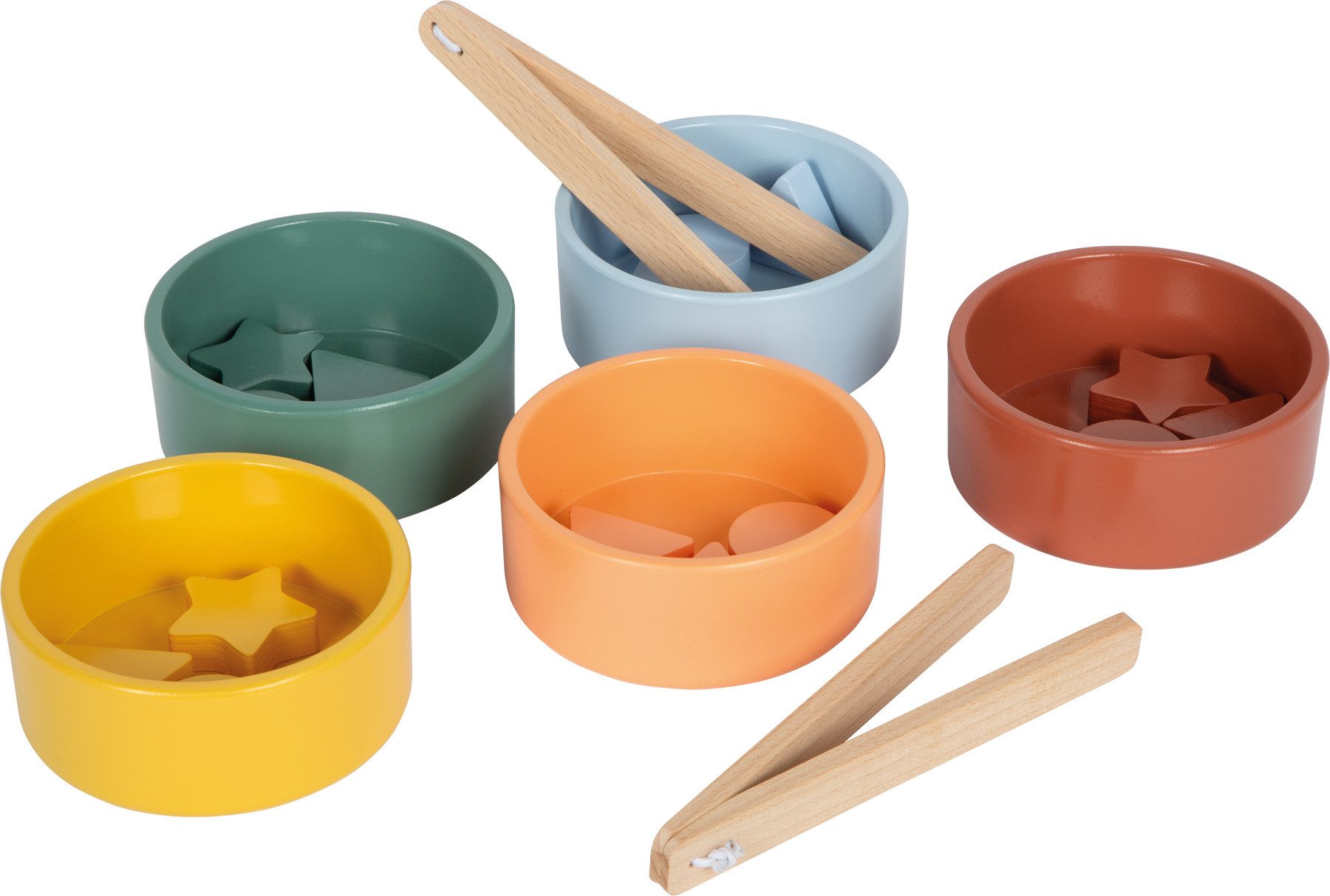 Small Foot Steckspielzeug Sortierspiel Montessori mit Zange