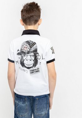 Gulliver Poloshirt mit stylischem Animal Print