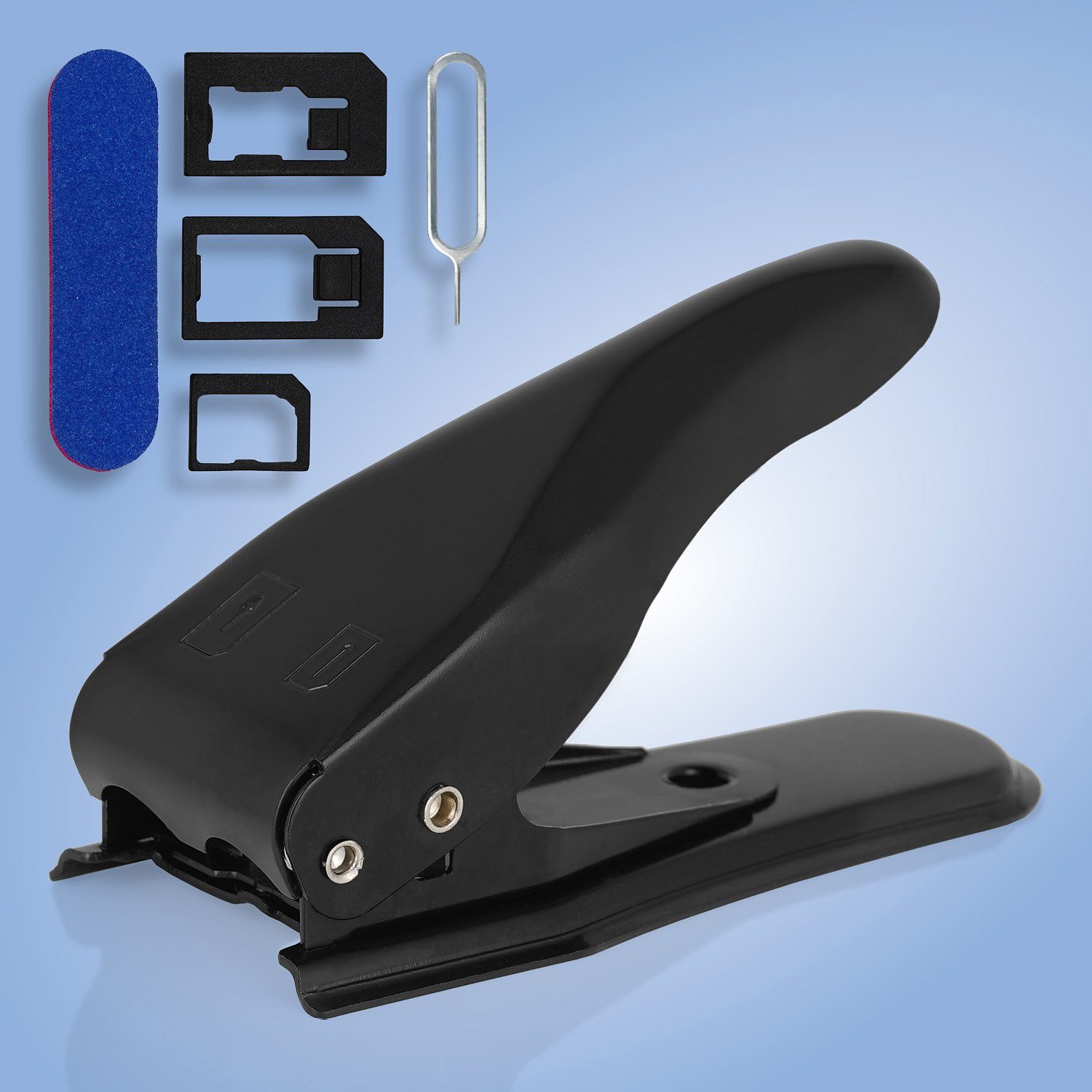 Wicked Chili Sim Karten Stanze + 5in1 Adapter Set für Sim-Card Smartphone-Adapter N/A zu Nano, Micro, Standard – Bild 4 von 5
