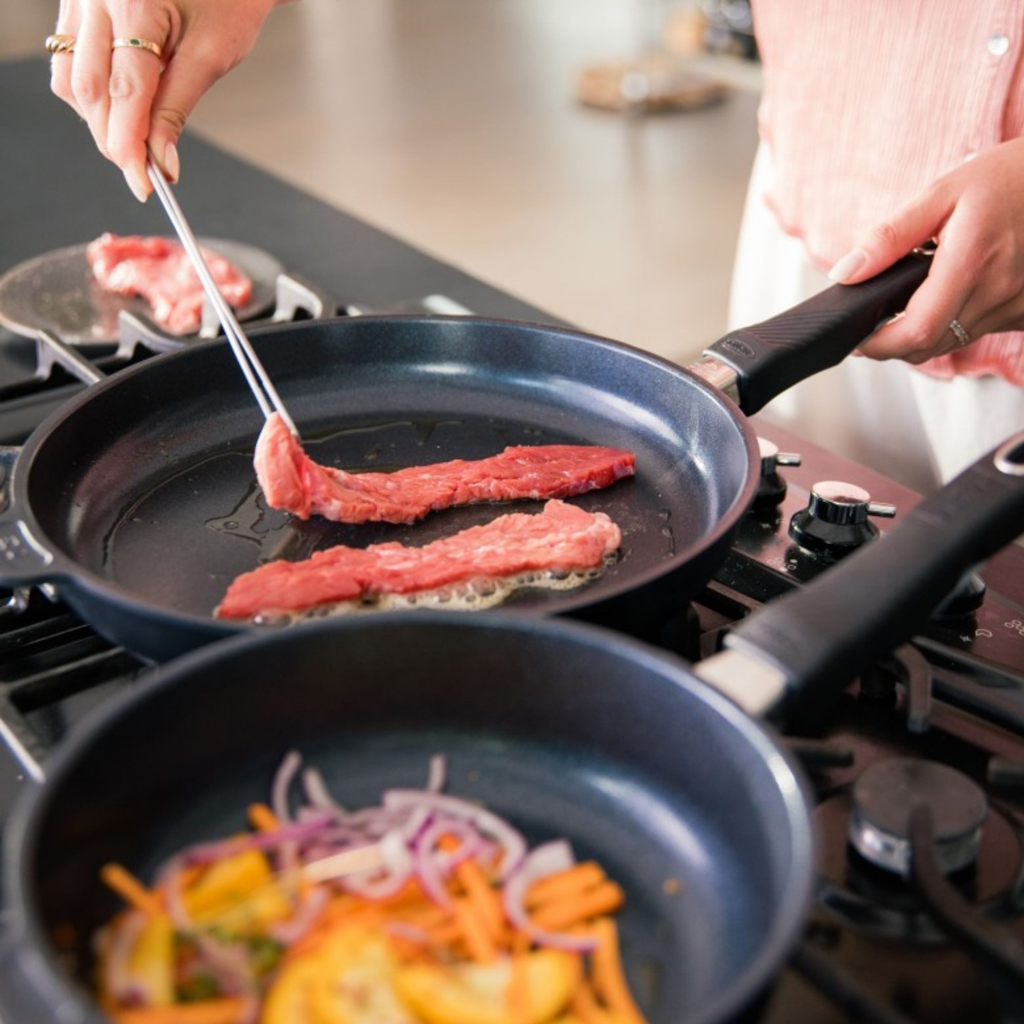 Gastrolux Bratpfanne Gastrolux Alu EVO-Pfanne Guß-Bratpfanne 26 cm 4,5 cm