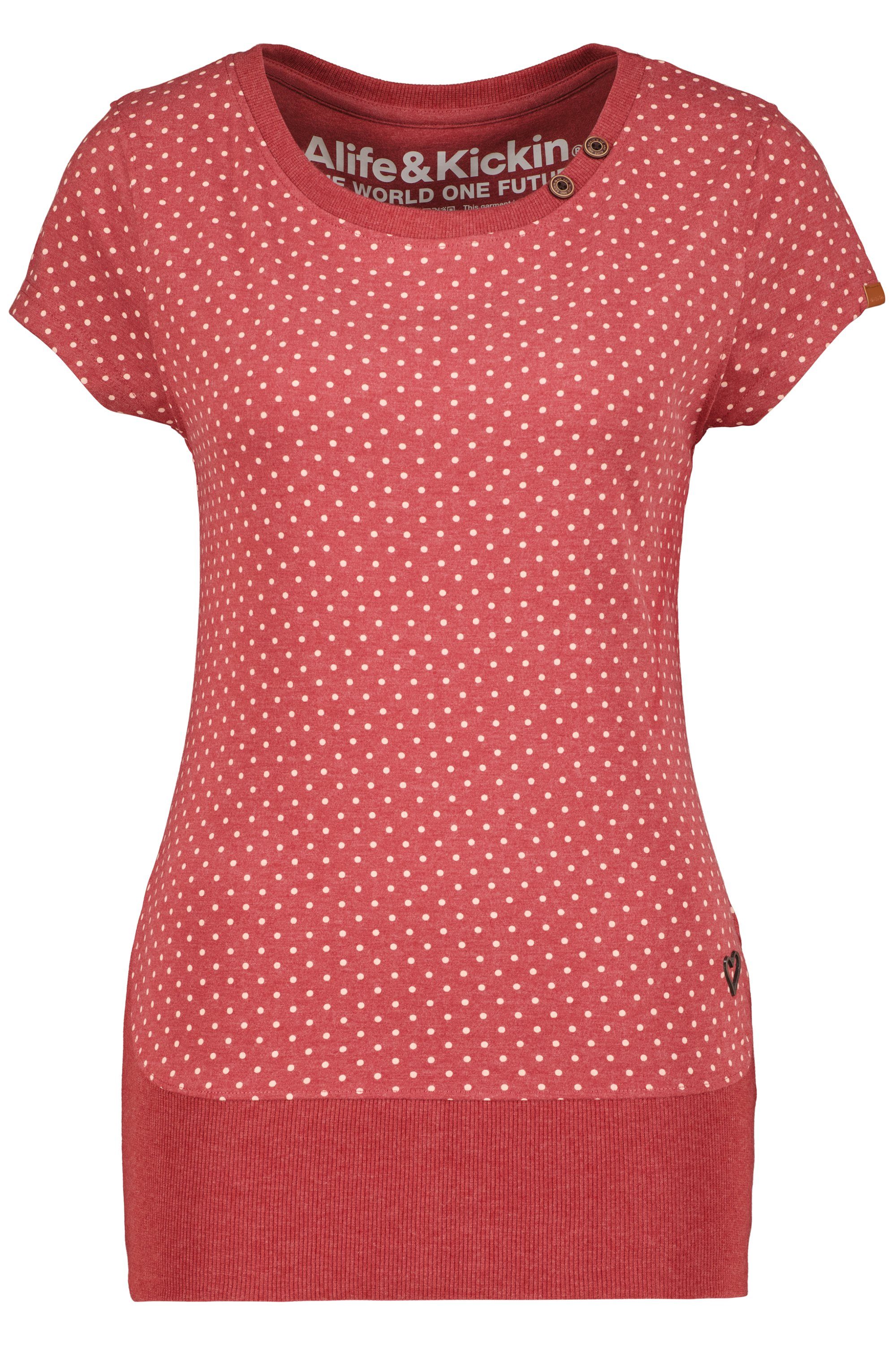 Alife Shirt T-Shirt cranberry CocoAK & Damen T-Shirt Kickin melange B