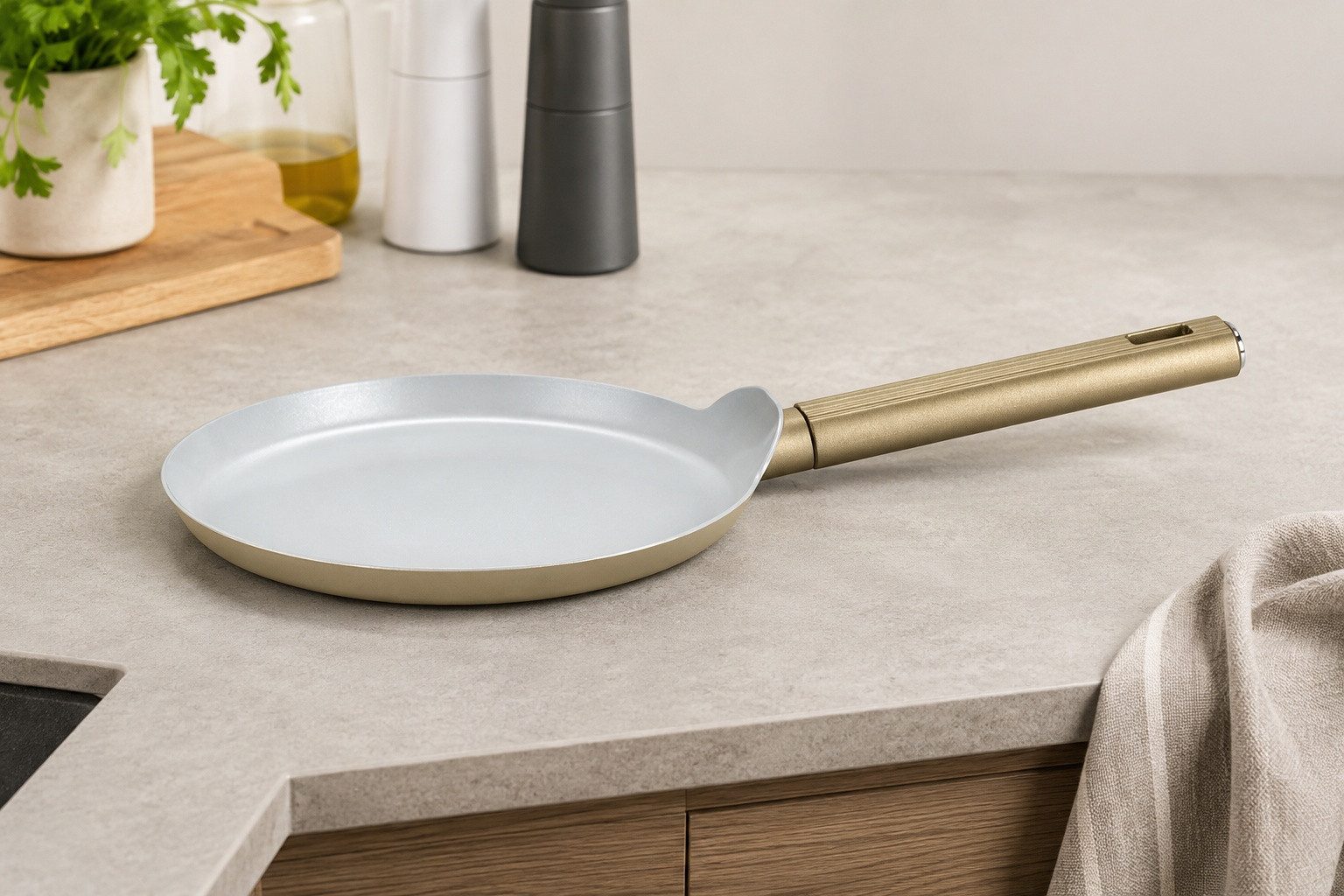 Swiss-Haus Crêpepfanne Crepes Pancake Pfannkuchen Pfanne Ø28 Antihaft Induktion Swiss Haus, Material: Aluminium, Kunstsoff