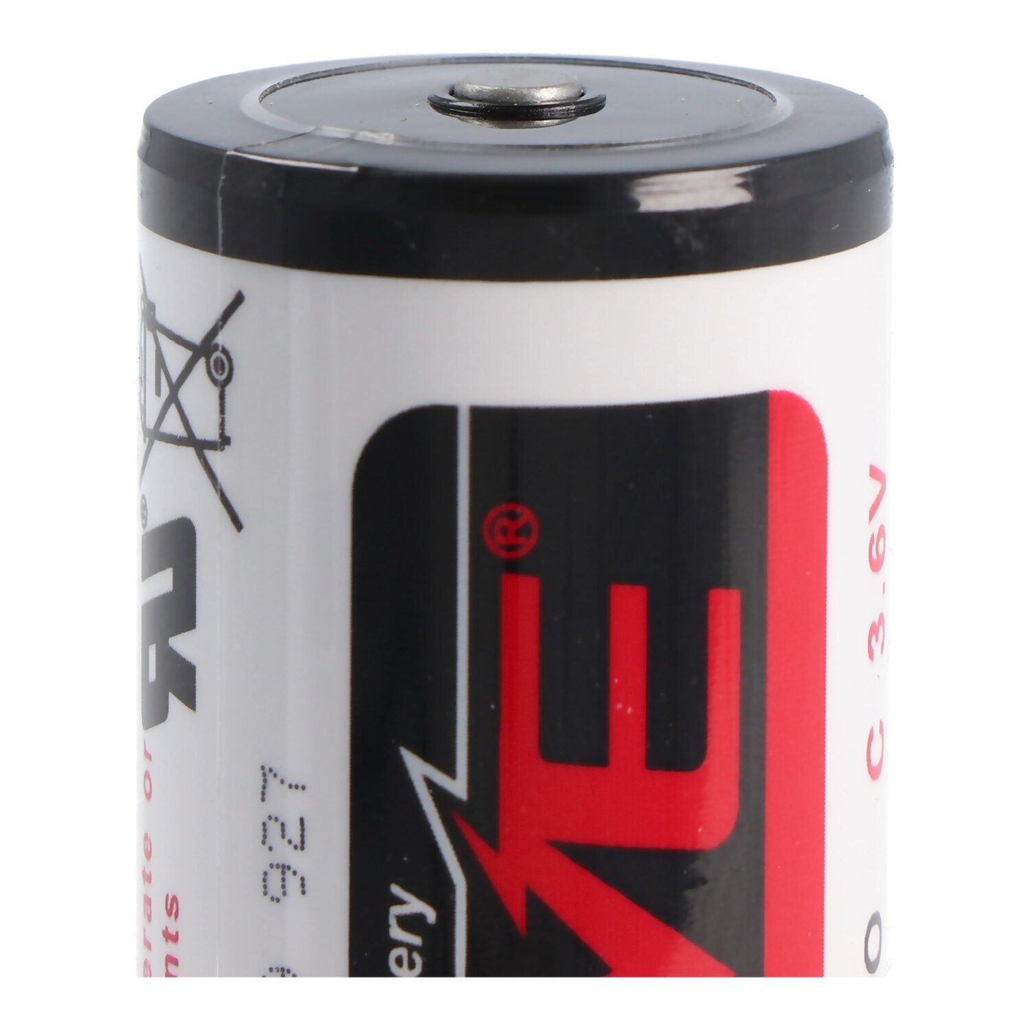 EVE ER26500 Lithium Batterie C Size Bobbin ER 26500, 3,6 Volt 8500mAh mit Batterie, (3,7 V)