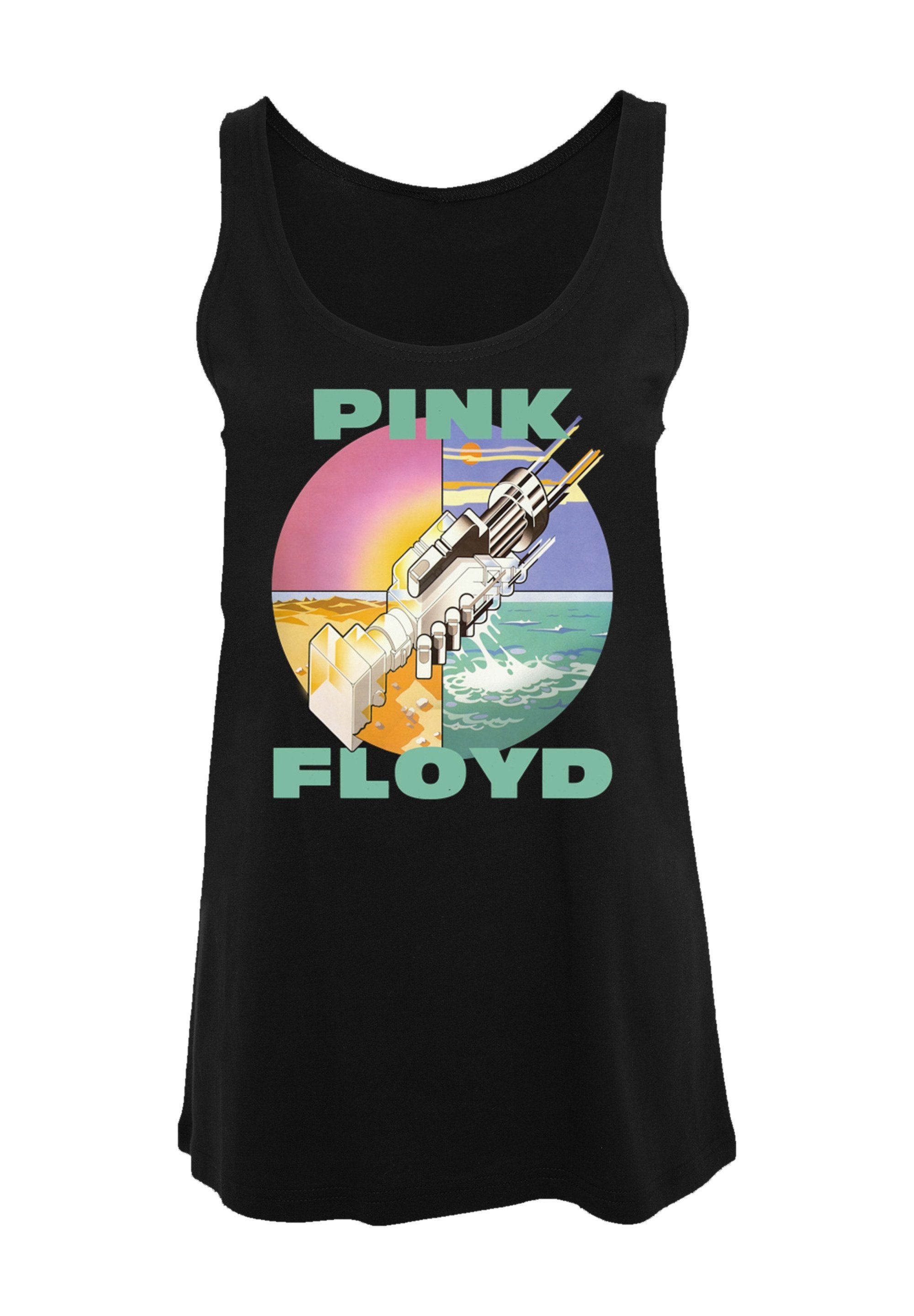 F4NT4STIC T-Shirt Pink Floyd Wish You Were Here Print, Doppelt genähter  Saum, lang und weit geschnitten