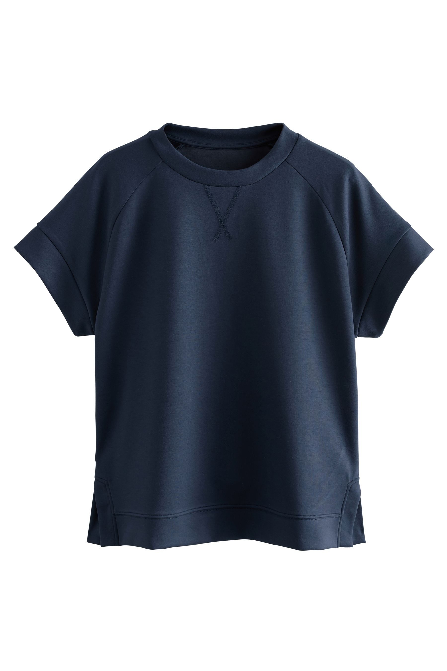 Next Kurzarmshirt Premium Fließendes Oberteil mit Flügelärmeln (1-tlg) günstig online kaufen