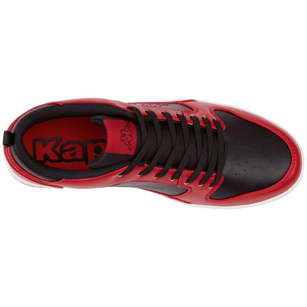 Kappa Sneaker angesagtem red-black - in Basketball Look Retro