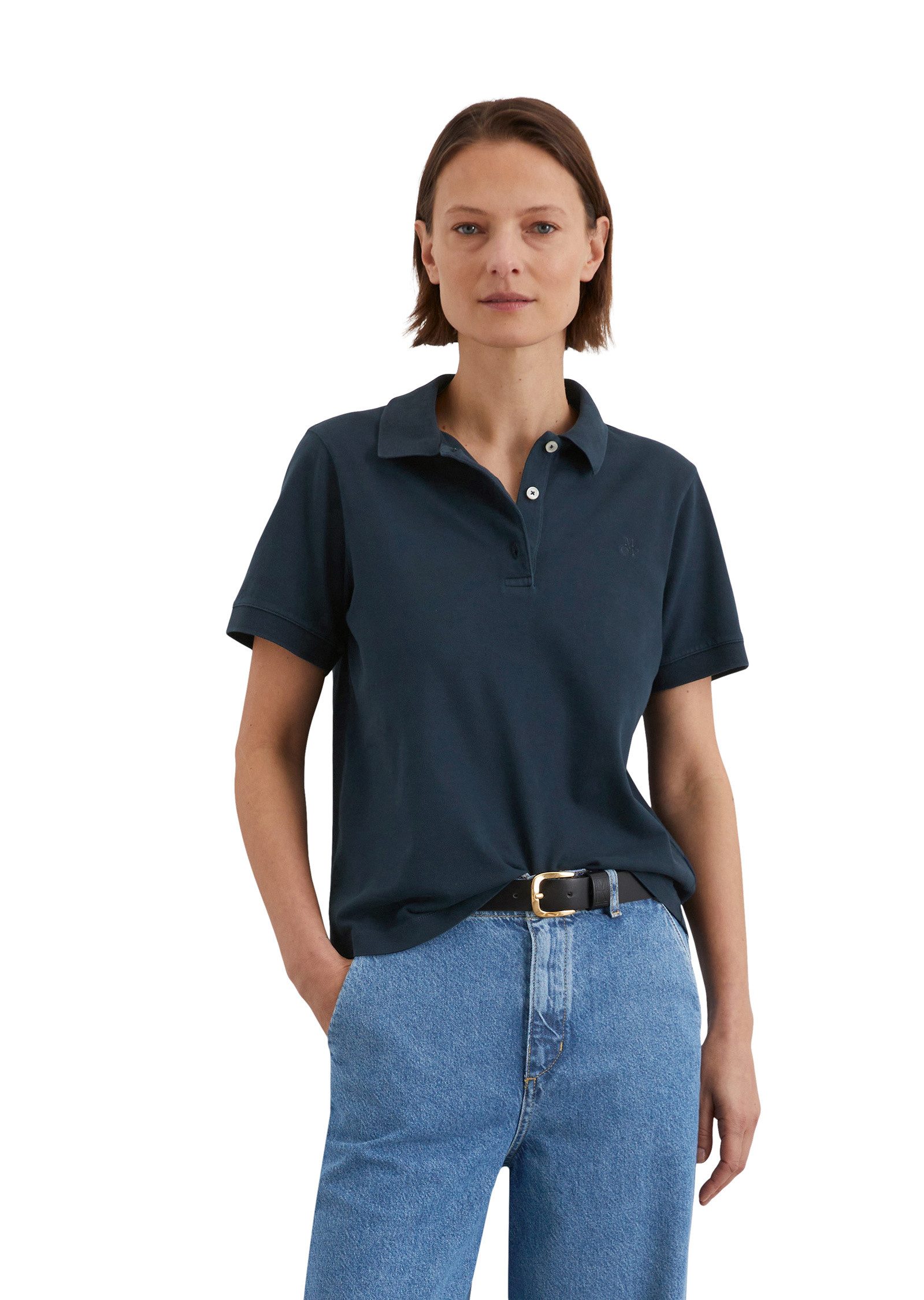 Poloshirt aus Light Piqué-Jersey