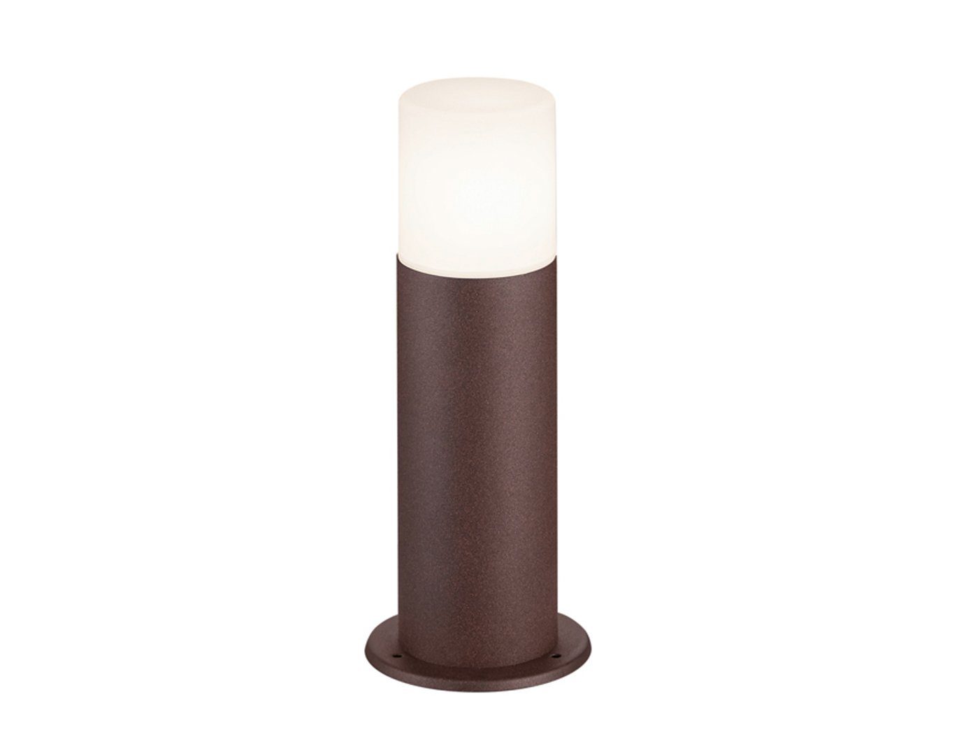 TRIO Leuchten LED Sockelleuchte, LED wechselbar, Warmweiß, Sockellampe Rost-optik, 30cm, Wegbeleuchtung, Garten beleuchten