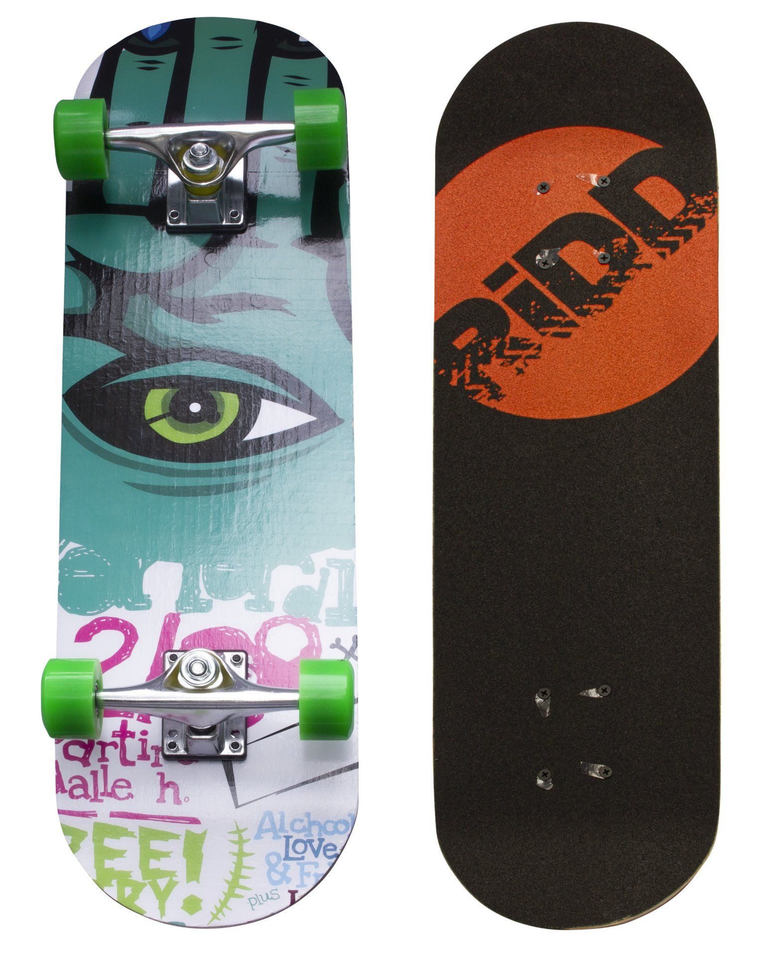 COFI 1453 Skateboard RiDD Skateboard 28" Stylisches Cruiser Skateboard für alle Alter