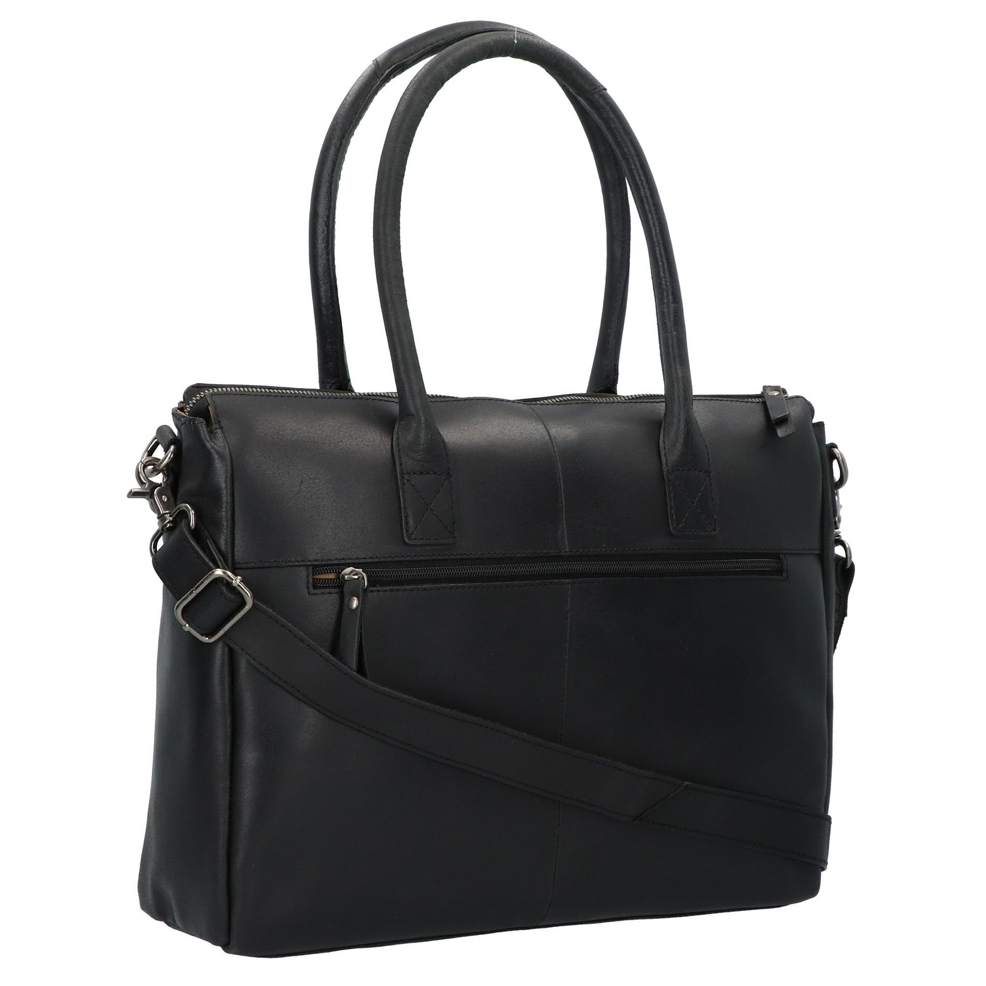 Burkely Schultertasche Vintage, Leder