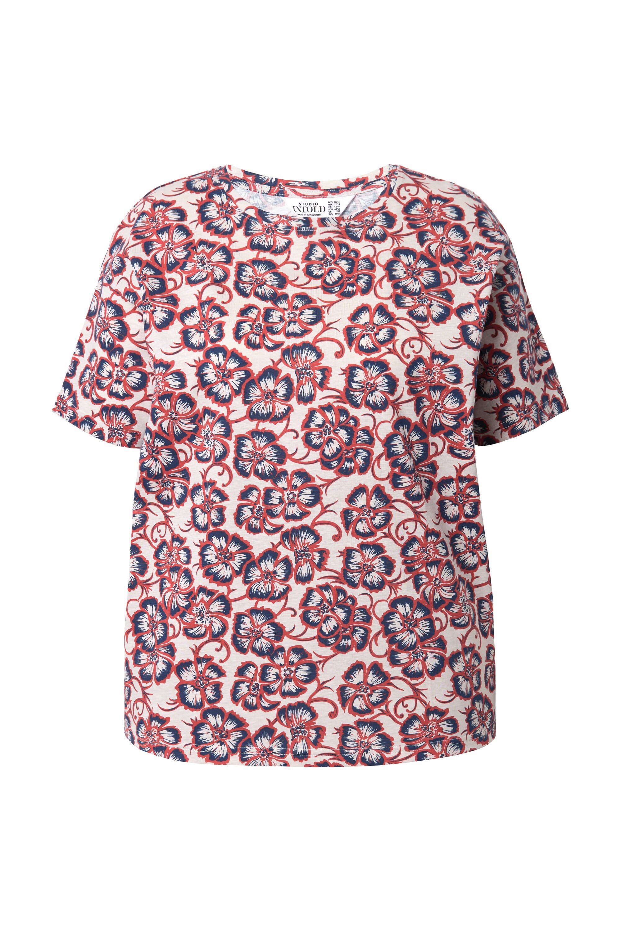 Studio Untold T-Shirt T-Shirt oversized Flower-Print günstig online kaufen