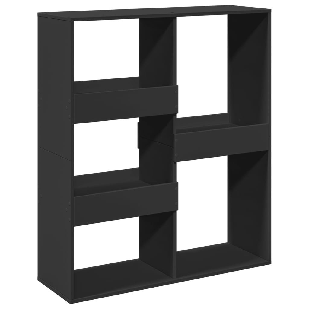 vidaXL Bücherregal Bücherregal/Raumteiler Schwarz 100x33x115 cm, günstig online kaufen