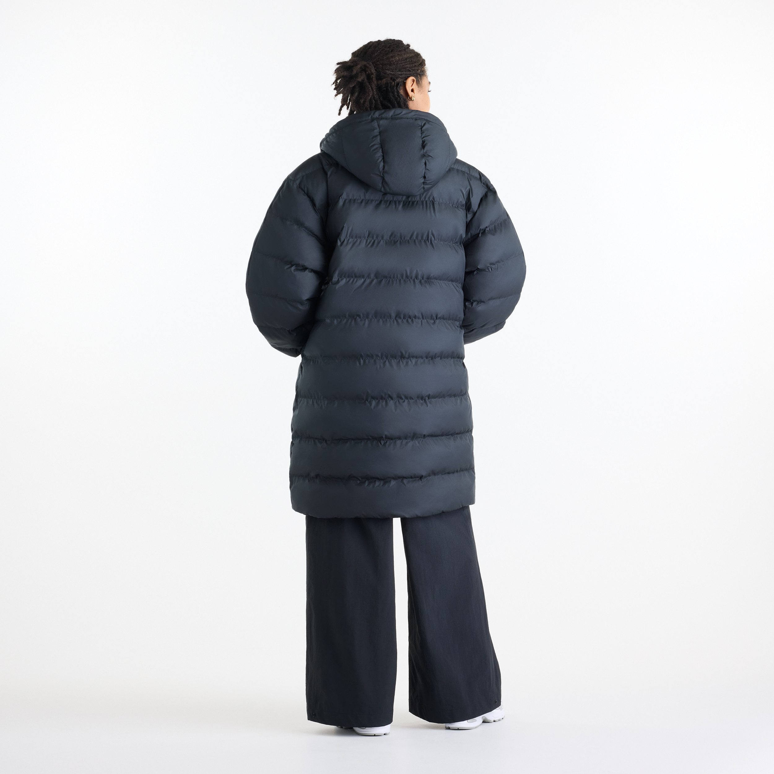 New Balance Steppjacke BOSTON LONG PUFFER JACKET mit markantem Steppdesign, für Sportmode und Freizeit geeignet
