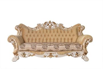 JVmoebel Wohnzimmer-Set Klassische Sofagarnitur 4tlg. Set Barock Rokoko Luxus Möbel Couch Sofa, (4-St)