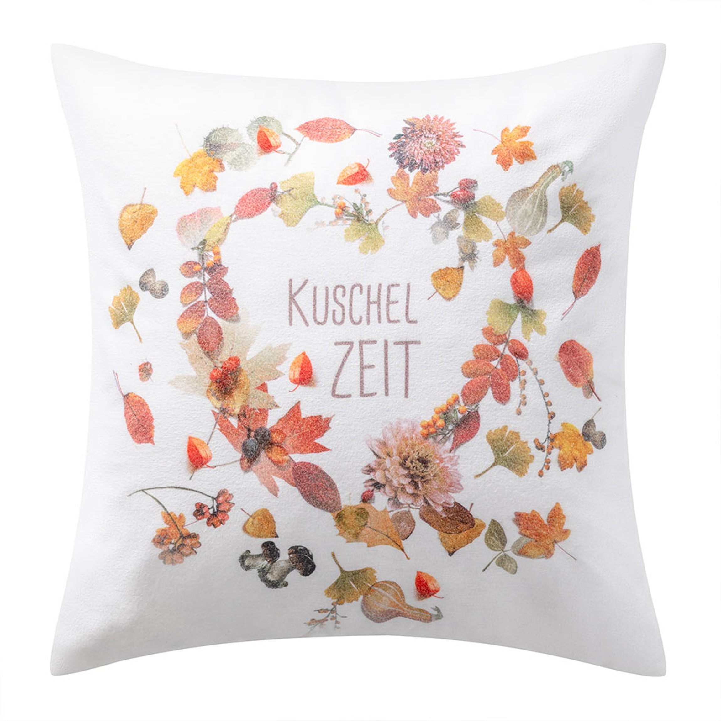 Estella Kissenbezug Estella Kuschel-Flanell Kissenbezug Herbst 50x50 cm, (2 Stück), kuschelweiche Kissenhülle von Estella