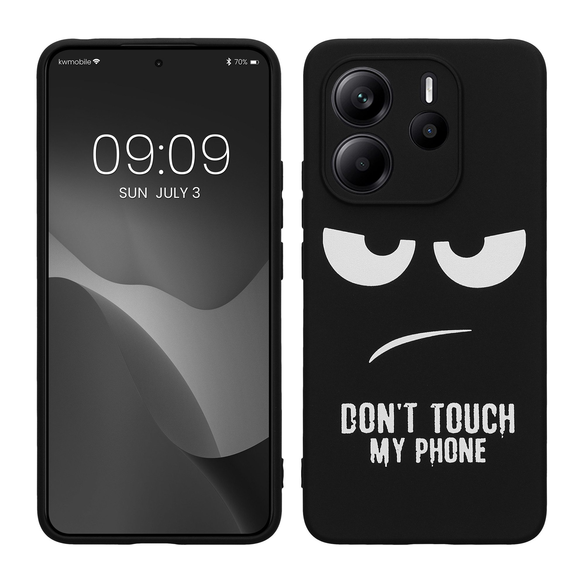 kwmobile Handyhülle Hülle für Xiaomi Redmi Note 14 4G (Nicht für 5G), Handyhülle Silikon Case