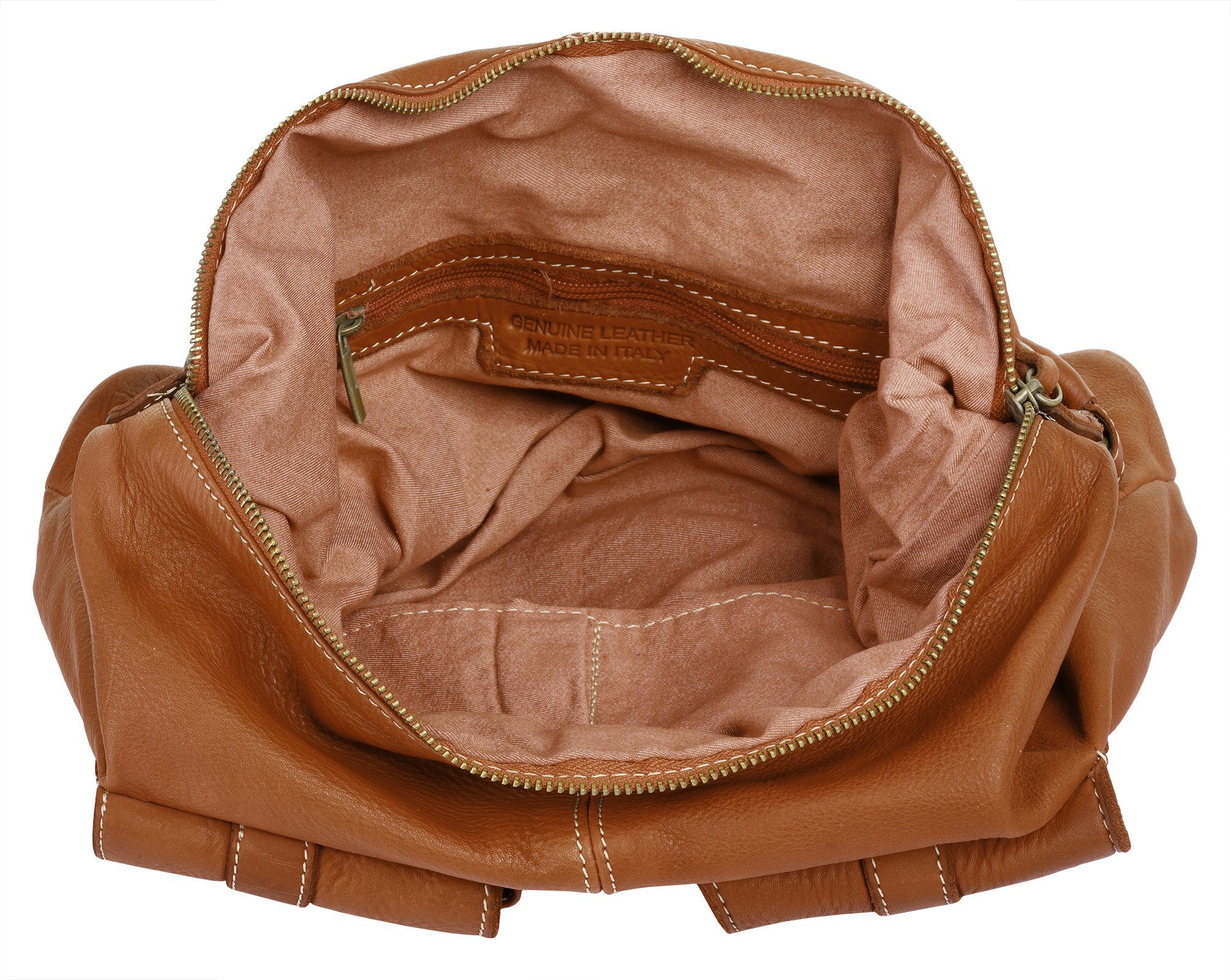 Cluty Shopper (1-tlg), echt Leder, Made in Italy