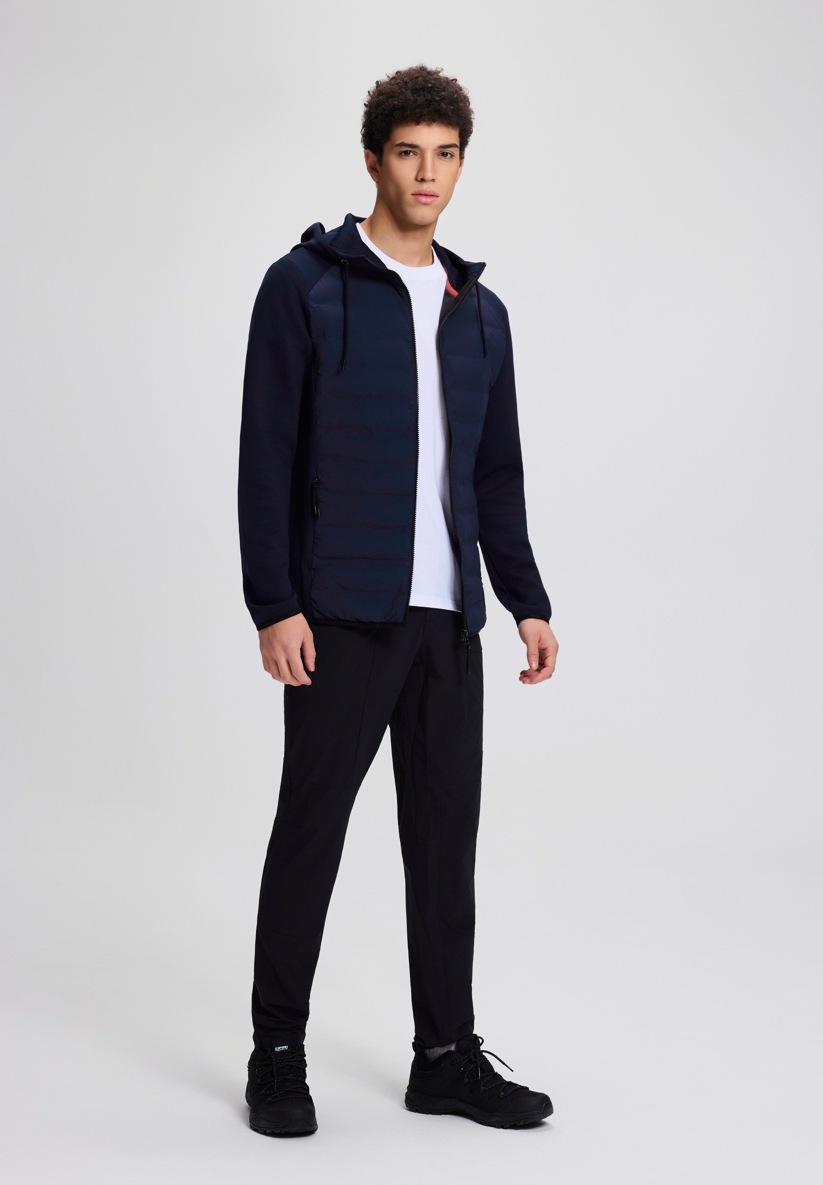 Icepeak Fleecejacke ARZBERG wasserabweisend, aus Polyester, Viskose und Elasthan