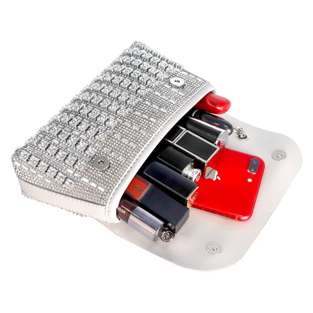 Cachito Clutch Damen Abendhandtaschen Strass Geldbörse Kristall Abend Clutch, für Frauen Formal – Bild 5 von 5