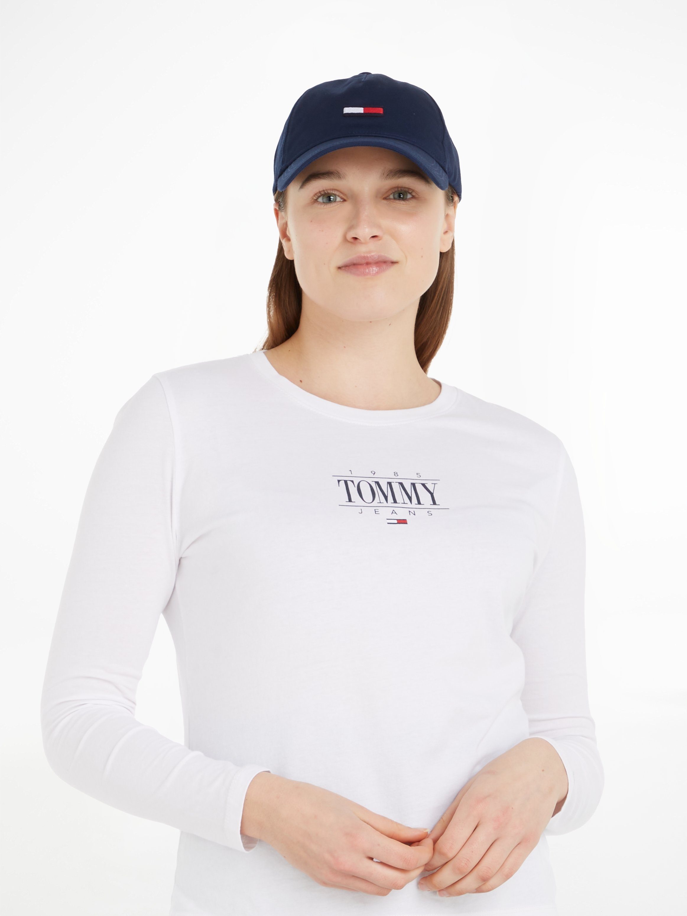 Tommy FLAG Twilight CAP verlängerter Jeans Baseball TJW Navy mit Cap Flag