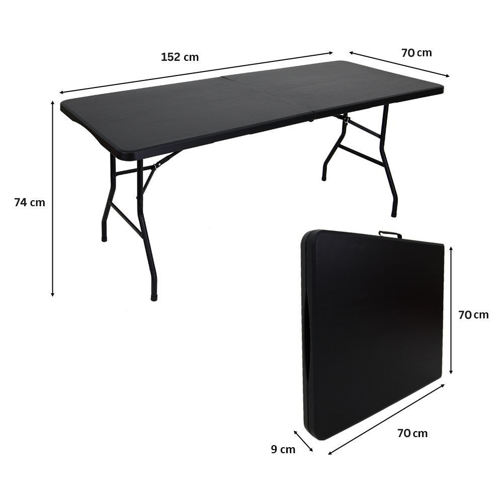 CHEFGASTRO® Klapptisch Buffettisch Klappbar mobil Tragegriff günstig online kaufen
