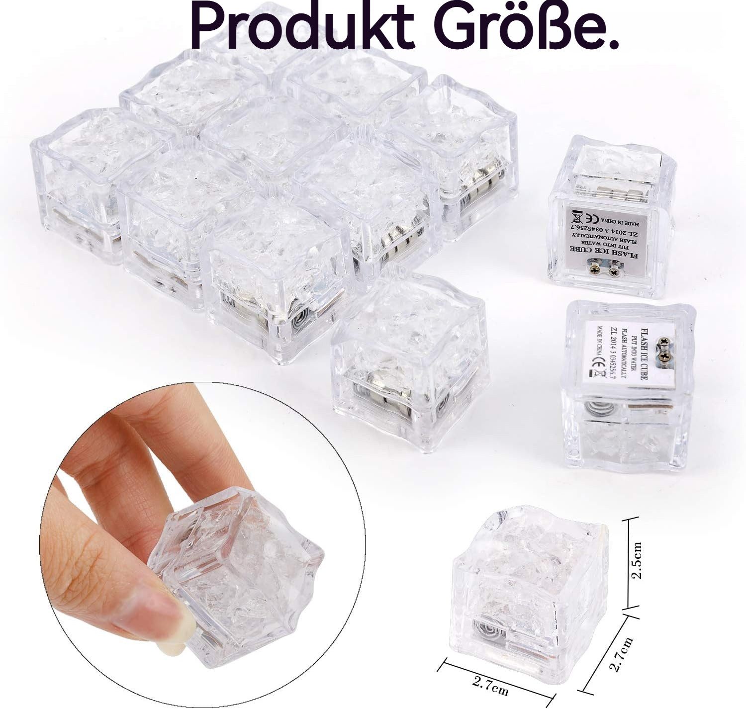 BlingBin LED Würfel LED-Sensor-Eislichter, automatische Beleuchtung, günstig online kaufen