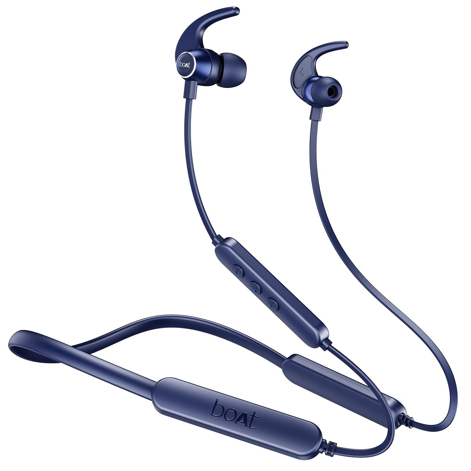 boAt Rockerz 255 Pro+ Bluetooth Nackenbügel In-Ear Ohrhörer Bluetooth-Kopfhörer (Bluetooth, IPX7 wasserdicht, Schnellladen, Dual-Pairing, Magnet)