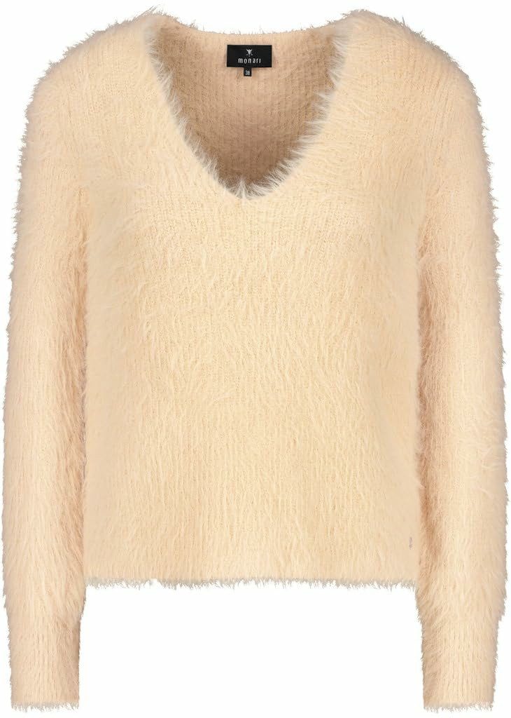Monari V-Ausschnitt-Pullover V-Kragen Pullover für Damen günstig online kaufen