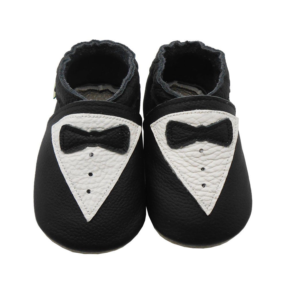 Weiche Leder Lauflernschuhe Hausschuhe Lederpuschen 100% Leder EU22/23 Krabbelschuh
