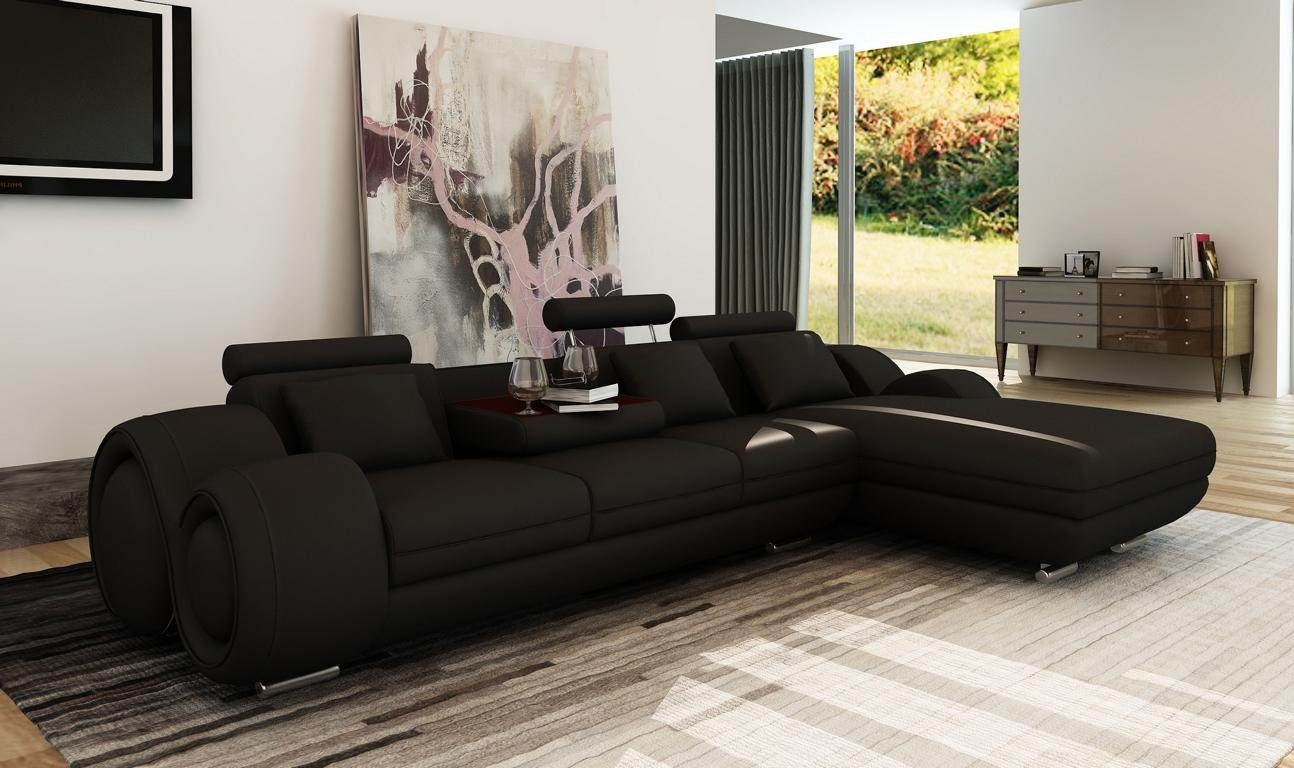 4085 Sofa Couch Multifunktions JVmoebel Polster Leder Sitz Wohnzimmer Leder Ecksofa,