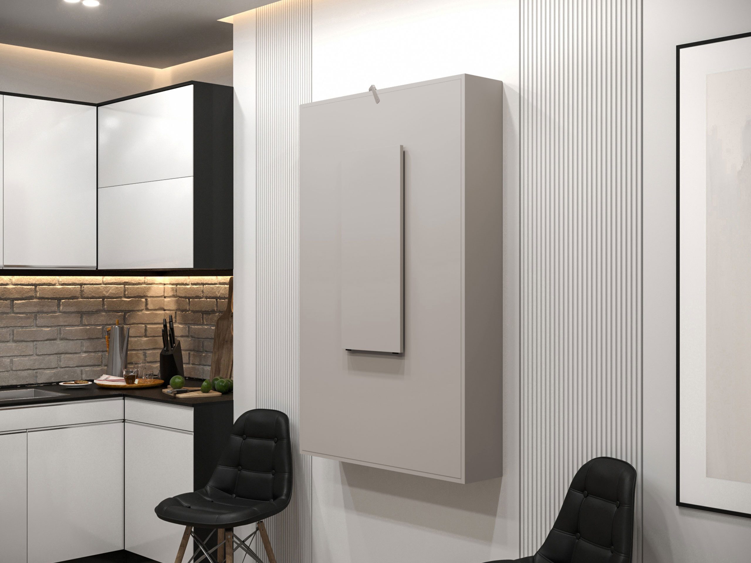 MIRJAN24 Klapptisch Abi, mit Regalen, Tisch ideal für Esszimmer