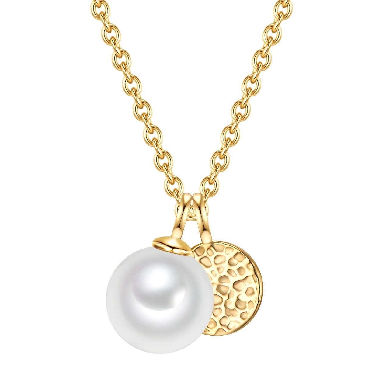 Pearls aus Silber Valero Silberkette Sterling gelbgold,