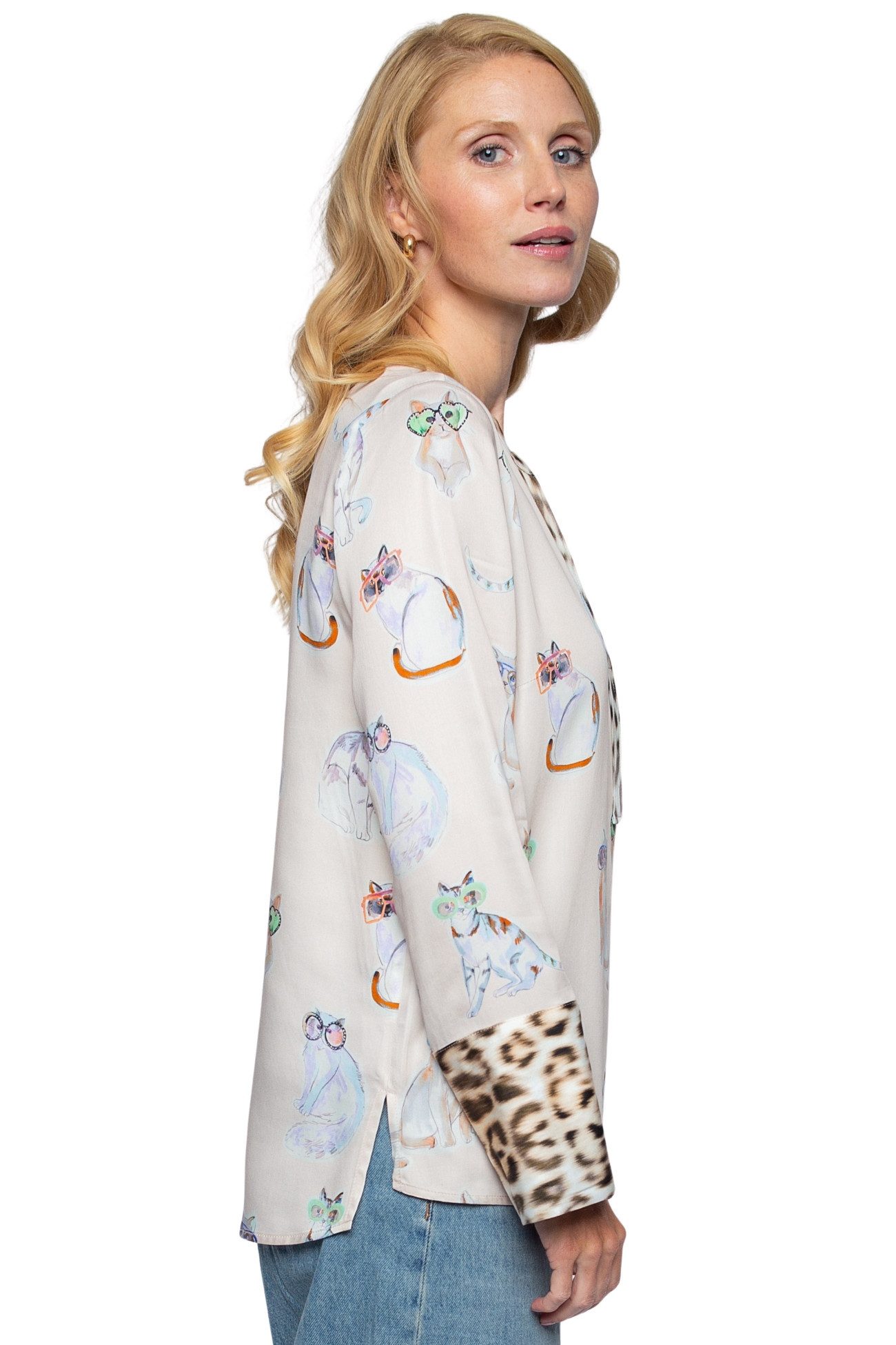 Emily Van Den Bergh Schlupfbluse Damenbluse 8710-621