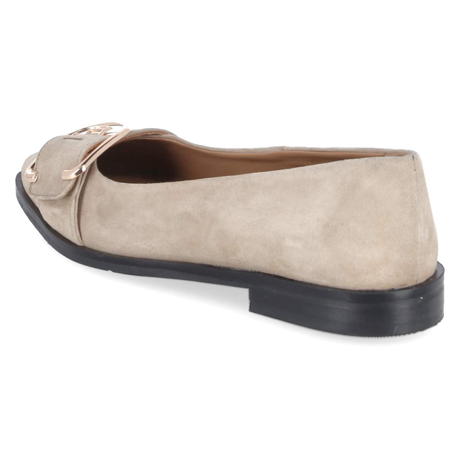 Copenhagen Studios Copenhagen Shoes CS8921-0301 BISCUIT Damen Rauleder beige Ballerina