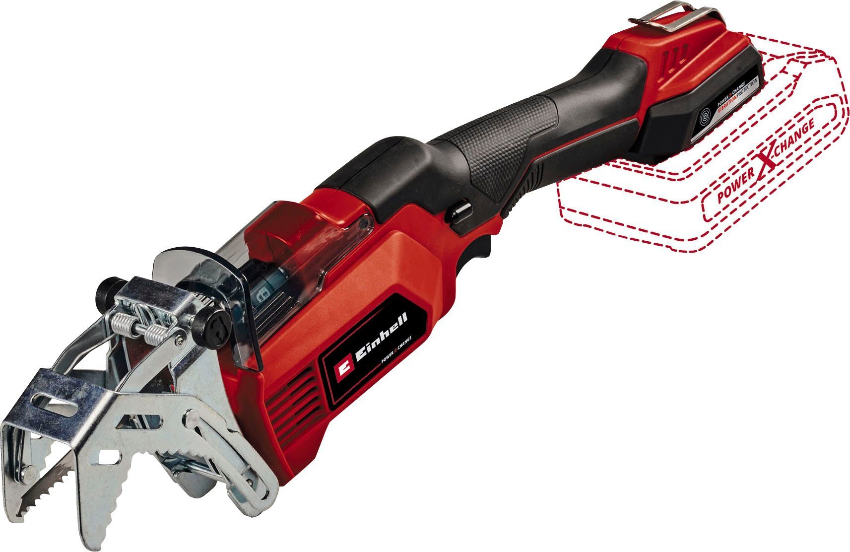 Einhell Baum- und Strauchschneider GE-GS 18/150 Li-Solo, 10 cm Schnittlänge, Akku-Astsäge, ohne Akku und Ladegerät