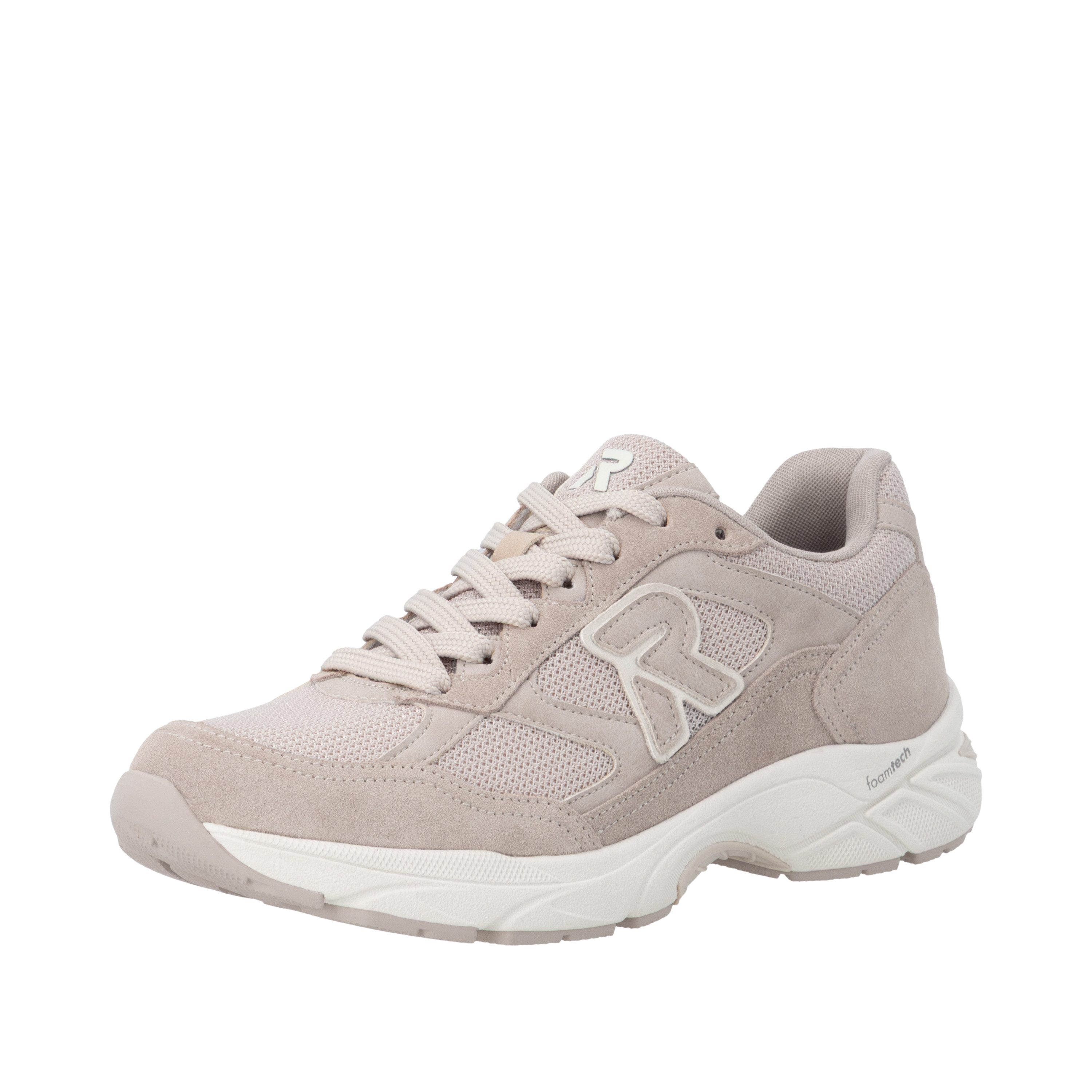 Rieker Sport Sneaker Halbschuh, Schnürschuh mit Logoemblem und Wechselfußbett