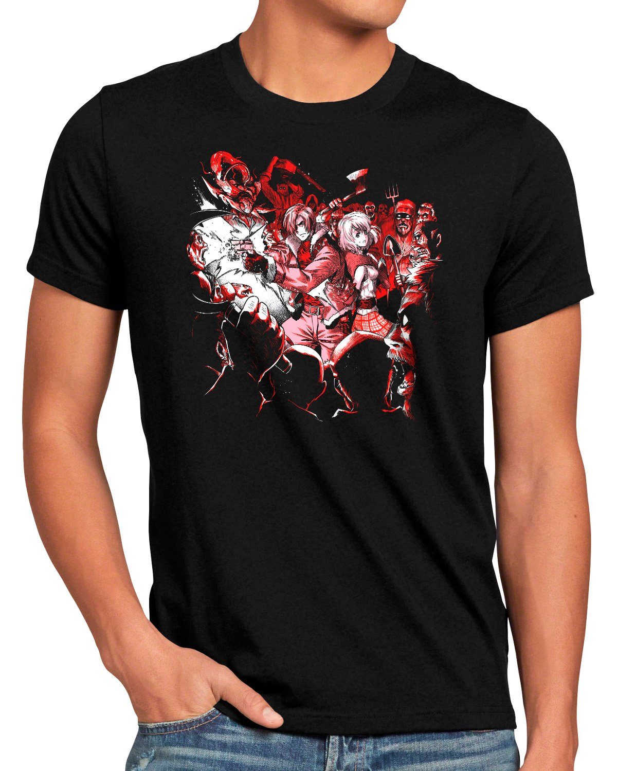 style3 T-Shirt Survive resident umbrella corp virus zombie evil