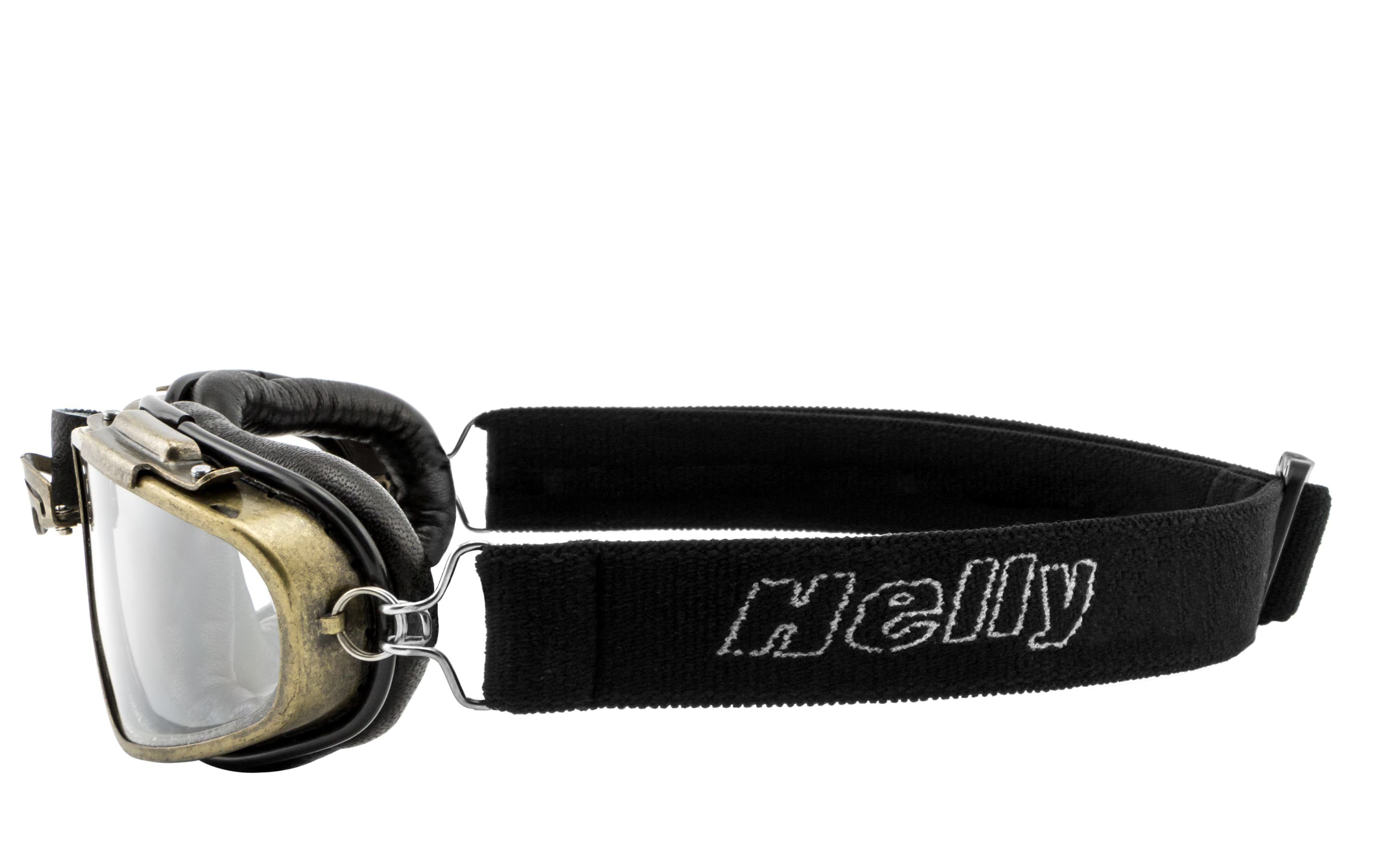 Helly - No.1 Bikereyes Motorradbrille falcon, gepolsterte Fliegerbille